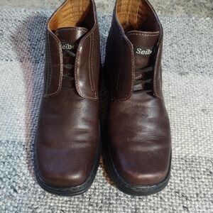 Josef Seibel Dark Brown Ankle Booties